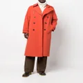 Mackintosh POLLY Jaffa double-breasted coat - Red