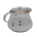 Christofle large Albi silver-plated cream pitcher