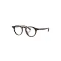 Oliver Peoples tortoiseshell club round-frame glasses - Green