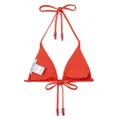 Jimmy Choo Ariah logo-print bikini - Orange