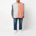 Paul Smith colour-block striped shirt - Brown