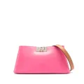 Furla square-buckle tote bag - Pink