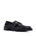 Senso Met I calf leather loafers - Black
