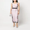 MSGM sequin-design pencil skirt - Pink