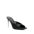 Sergio Rossi Lyia 95mm stiletto heel leather mules - Black