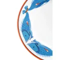 Pinto Paris Lagon fish-print dinner plate - Blue