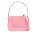 Blumarine logo-detail leather mini bag - Pink
