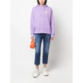 Dsquared2 slogan-print organic-cotton hoodie - Purple
