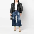 Dsquared2 bleach-effect cropped flared jeans - Blue
