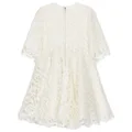 Dolce & Gabbana Kids cordonetto-lace midi dress - White