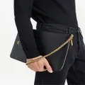 Giuseppe Zanotti chain-strap leather card case - Black
