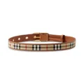 Burberry Vintage Check leather belt - Brown