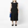 The Row Effie sleeveless vest dress - Black