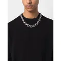 Jil Sander silver chain-link necklace