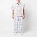 Thom Browne check cotton trousers - Pink
