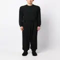 Yohji Yamamoto wool loose fit trousers - Black