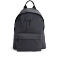 Giuseppe Zanotti embroidered-logo backpack - Grey