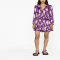 Ulla Johnson Emery silk mini dress - Purple