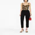 Dolce & Gabbana cropped straight-leg trousers - Black