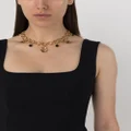 Aurelie Bidermann Dallah onyx necklace - Gold