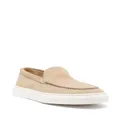 Woolrich slip-on suede boat shoes - Neutrals