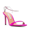 Aquazzura crystal-embellished 120mm sandals - Pink