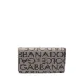 Dolce & Gabbana monogram-jacquard bi-fold cardholder - Neutrals