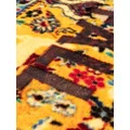 Seletti Burnt United mix-print carpet - Yellow