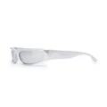 Balenciaga Eyewear Swift oval-frame sunglasses - Silver
