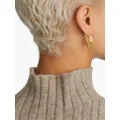Jimmy Choo engraved-logo earrings - Gold