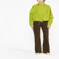 Moncler high-neck lightweight jacket - Green