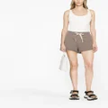 Jil Sander drawstring cotton shorts - Brown