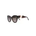 Carolina Herrera cat-eye frame sunglasses - Brown