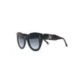 Carolina Herrera oversized cat-eye sunglasses - Black