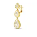 Boucheron 18kt yellow gold Serpent Bohème diamond drop earrings
