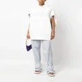 Marni logo-print short-sleeve hoodie - White