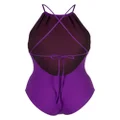 Ulla Johnson plain tie-fastening swimsuit - Purple