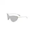 Alexander McQueen Eyewear frameless tinted sunglasses - Silver