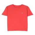 Ralph Lauren Kids Polo Pony-embroidered cotton T-shirt