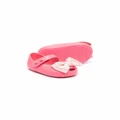 Mini Melissa bow-detailed ballerina shoes - Pink