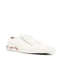 Kenzo Tiger-print lace-up sneakers - White