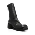 Guidi rear-zip horse leather boots - Black