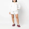Balenciaga flared elasticated-waist shorts - White
