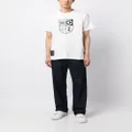 izzue graphic-print cotton T-shirt - White