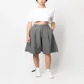 R13 tailored knee-length shorts - Grey