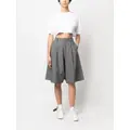 R13 tailored knee-length shorts - Grey