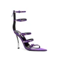 Versace Pin-Point 130mm sandals - Purple