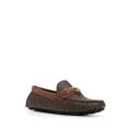 Bally Lezy monogram-print loafers - Brown