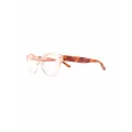 Thierry Lasry tortoise cat-eye glasses - Orange