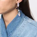 ISABEL MARANT geometric-drop earrings - Silver